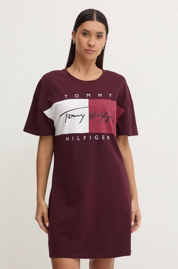 Tommy Hilfiger Gornji dio pidžame Tommy Hilfiger boja: bordo, UW0UW05631