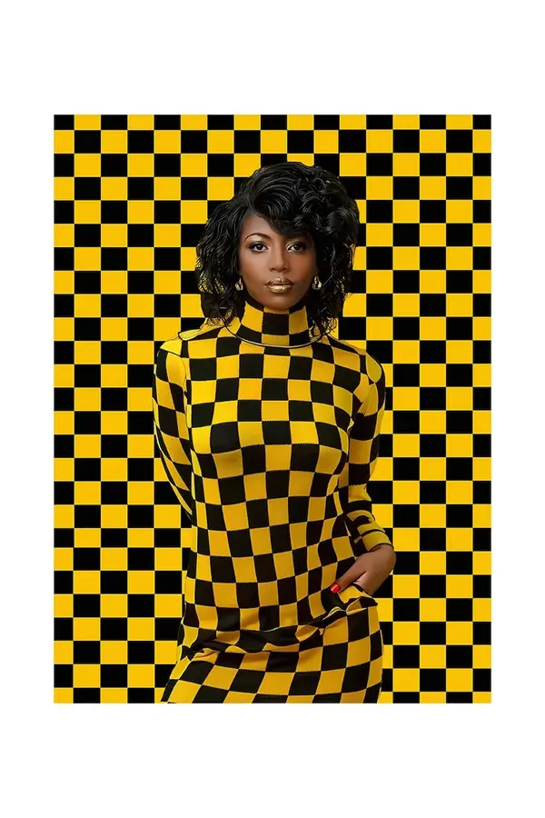 HARTMAN Grafika na akrilnom staklu ai art HARTMAN Black Magic Woman 06 46x61 cm
