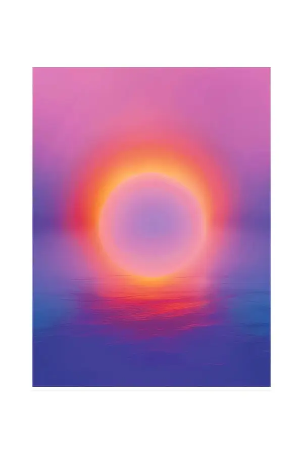 HARTMAN Grafika na akrilnom staklu ai art HARTMAN Chroma Impulse 06, 30 x 40 cm