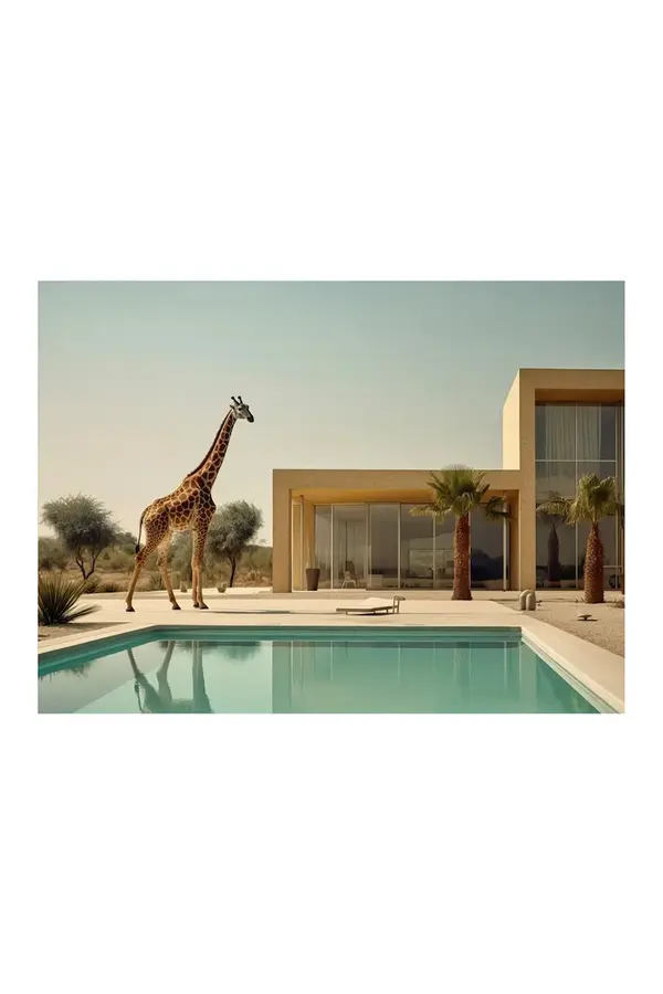 HARTMAN Grafika na akrilnom staklu ai art HARTMAN Urban Zoo 13 46x61 cm