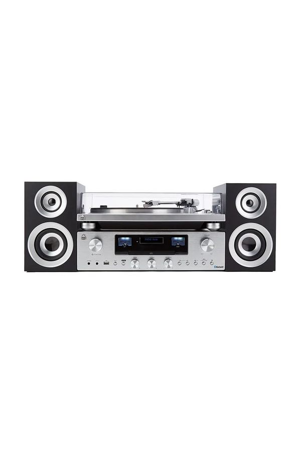 GPO Gramofon sa streaming playerom GPO Bundle Silver Gramofon kit boja: siva