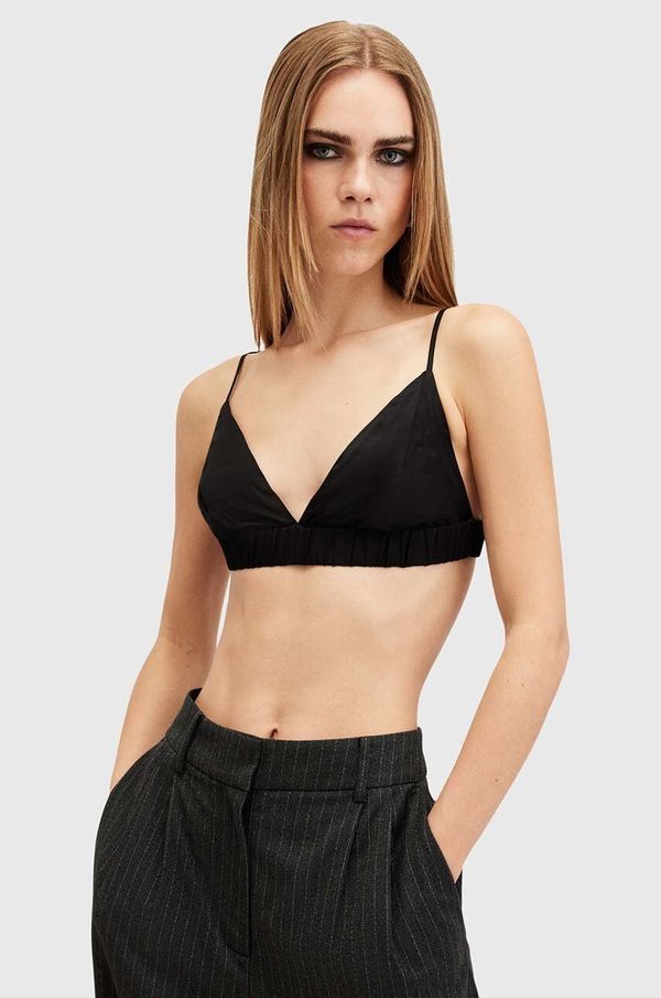 AllSaints Grudnjak AllSaints ELLA BRALETTE boja: crna, bez uzorka, W075PA