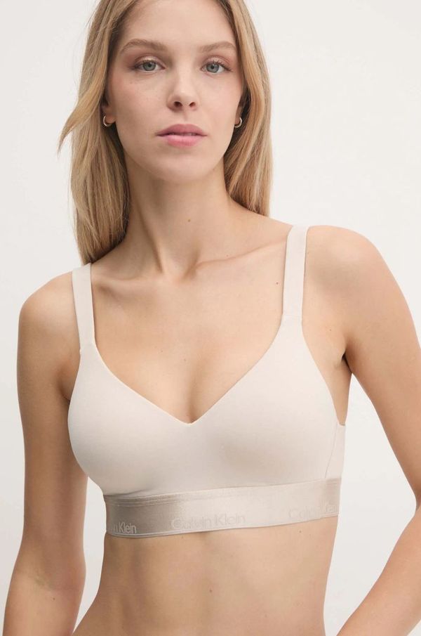 Calvin Klein Underwear Grudnjak Calvin Klein Underwear boja: bež, bez uzorka, 000QF7995E