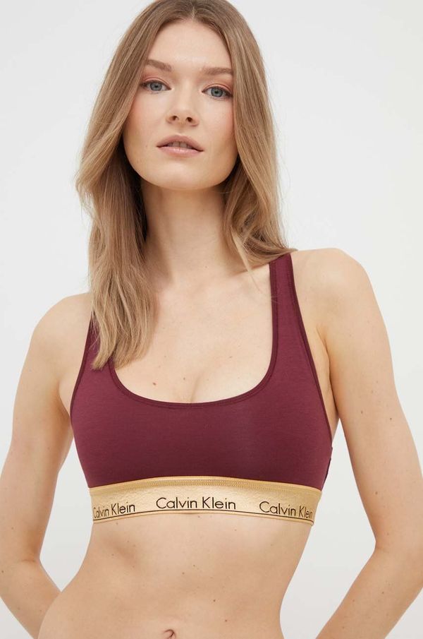 Calvin Klein Underwear Grudnjak Calvin Klein Underwear boja: bordo, bez uzorka