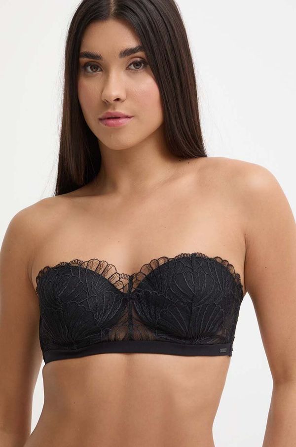 Calvin Klein Underwear Grudnjak Calvin Klein Underwear boja: crna, čipkasti, bez uzorka, 000QF7757E