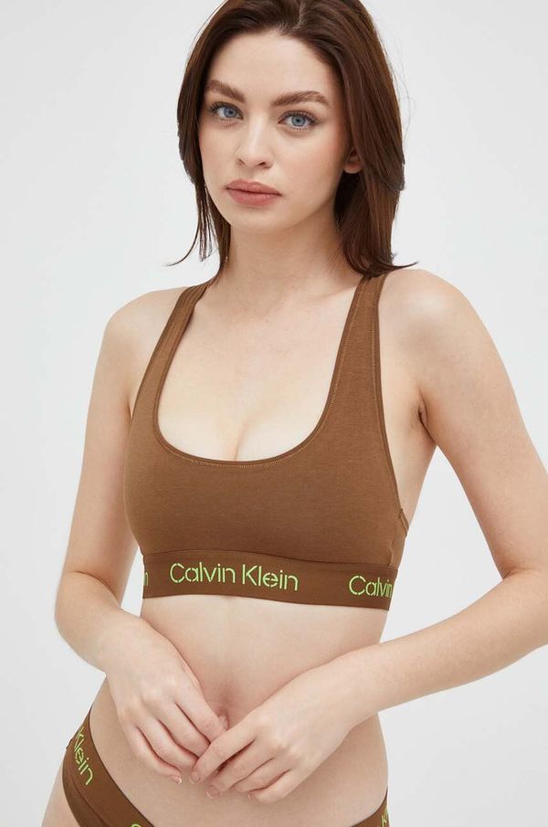 Calvin Klein Underwear Grudnjak Calvin Klein Underwear boja: smeđa, bez uzorka