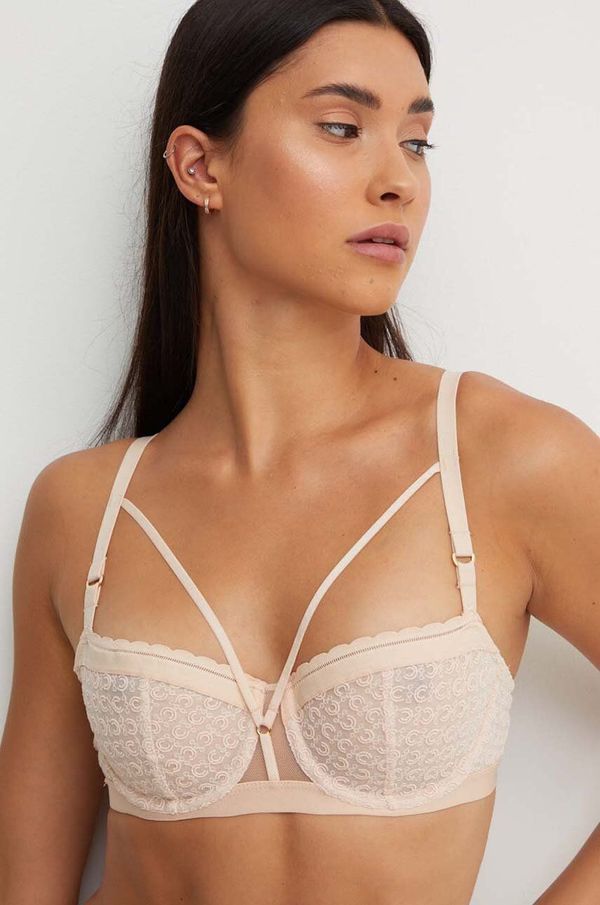 Chantelle Grudnjak Chantelle boja: bež, čipkasti, bez uzorka