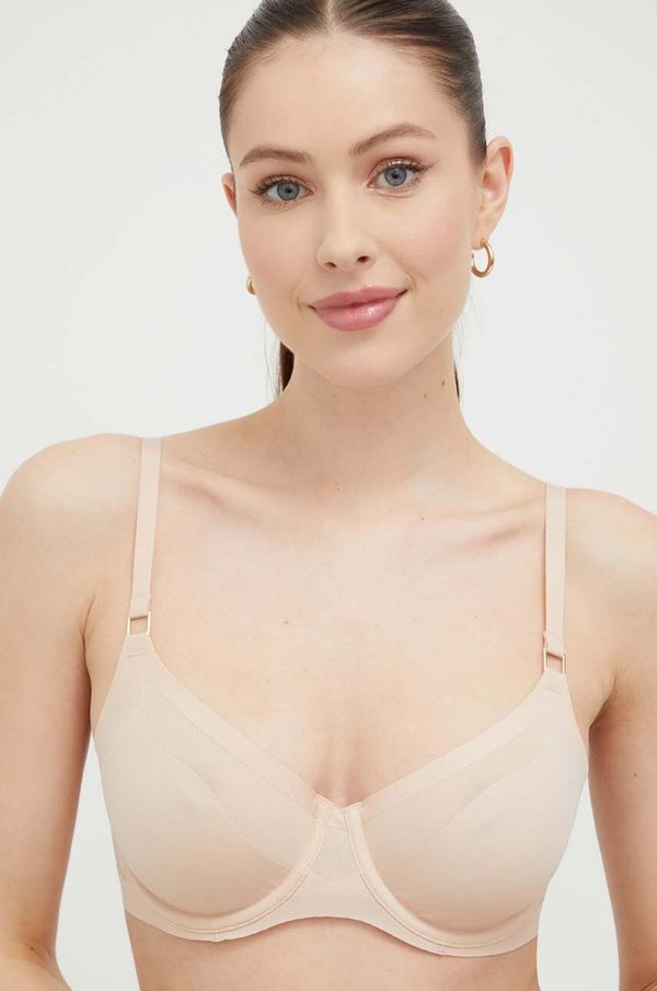 Chantelle Grudnjak Chantelle boja: bež, glatki model
