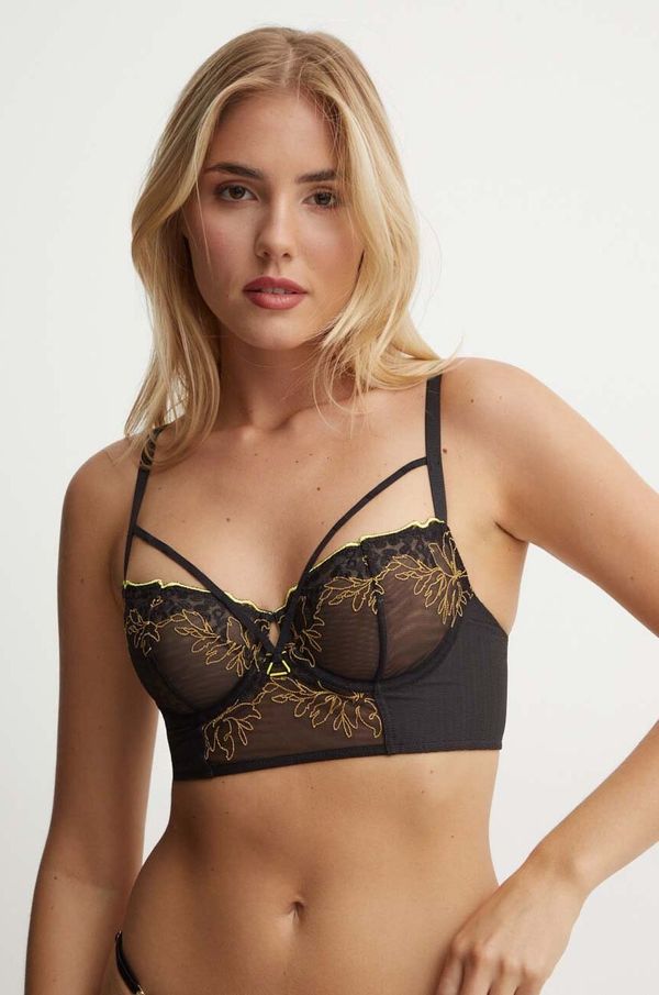 Chantelle Grudnjak Chantelle boja: crna, prozirni, s uzorkom, C22BK6