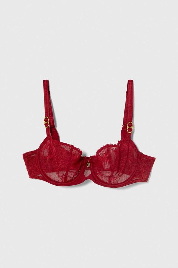 Chantelle Grudnjak Chantelle boja: crvena, prozirni, s uzorkom