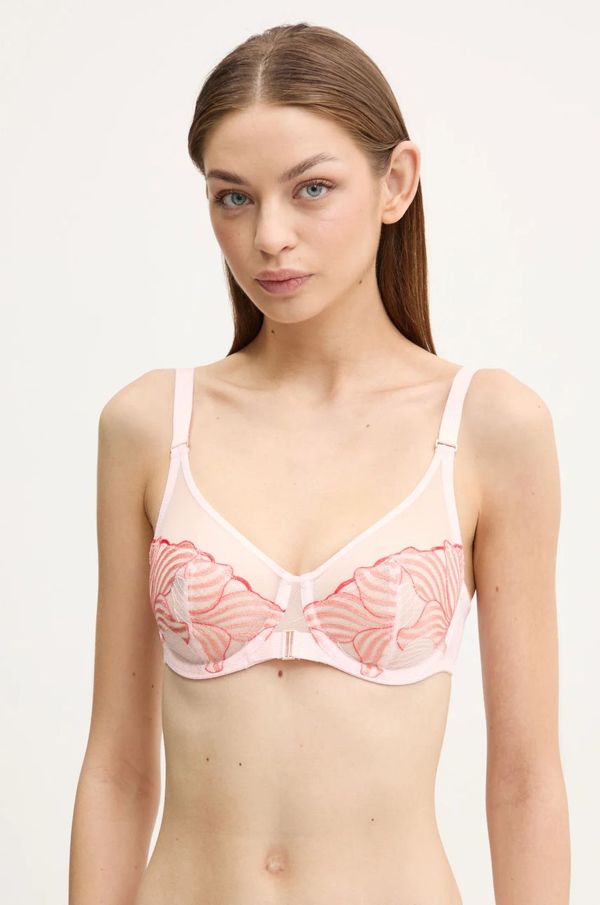 Chantelle Grudnjak Chantelle boja: ružičasta, prozirni, s uzorkom, C15YMU