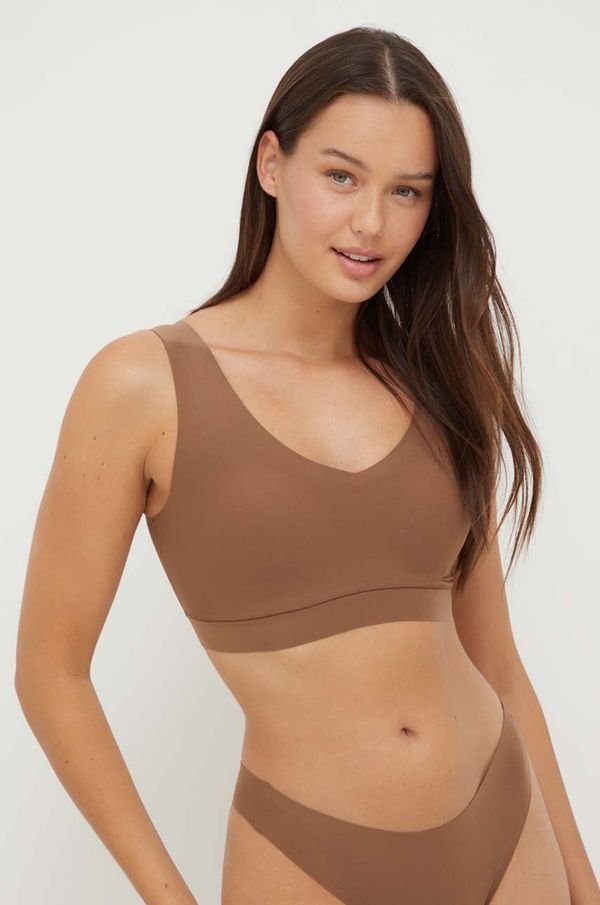 Chantelle Grudnjak Chantelle boja: smeđa, glatki model