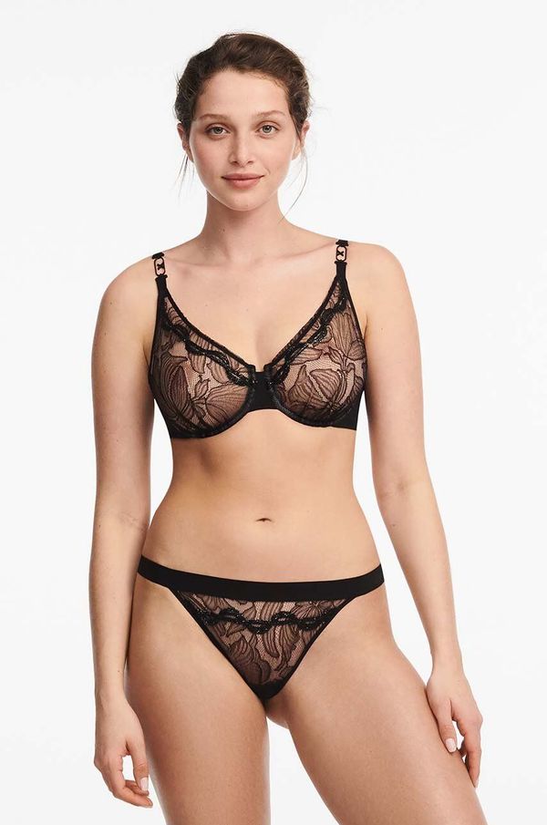 Chantelle X Grudnjak Chantelle X boja: crna, čipkasti