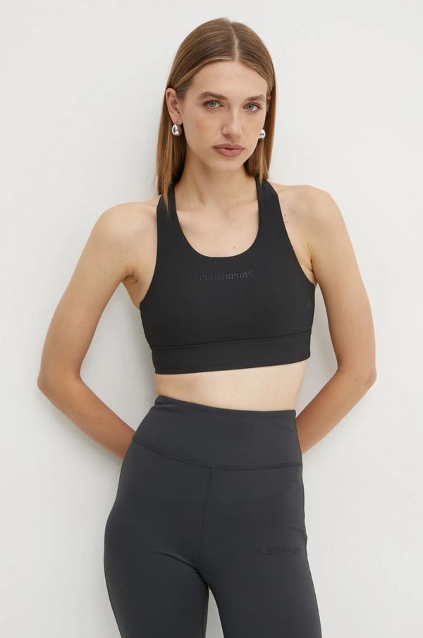 Plein Sport Grudnjak PLEIN SPORT boja: crna, bez uzorka, AADC WJK0173 SXV018N