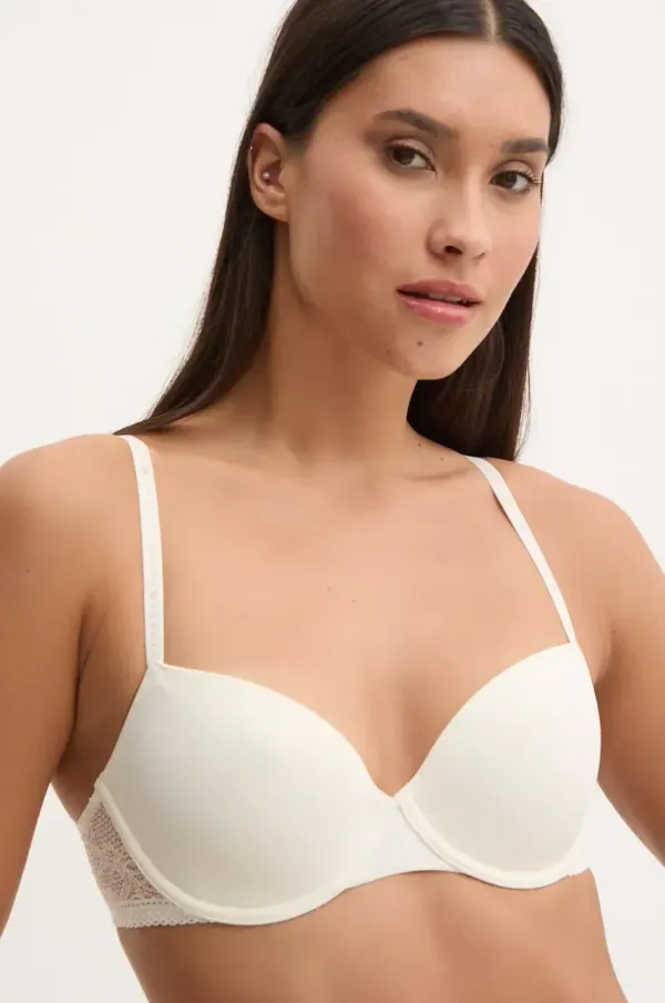 Tommy Hilfiger Grudnjak Tommy Hilfiger boja: bež, bez uzorka, UW0UW05516