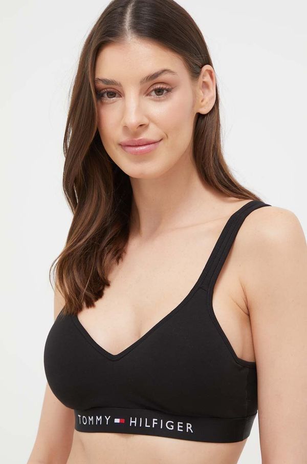 Tommy Hilfiger Grudnjak Tommy Hilfiger boja: crna, glatki model