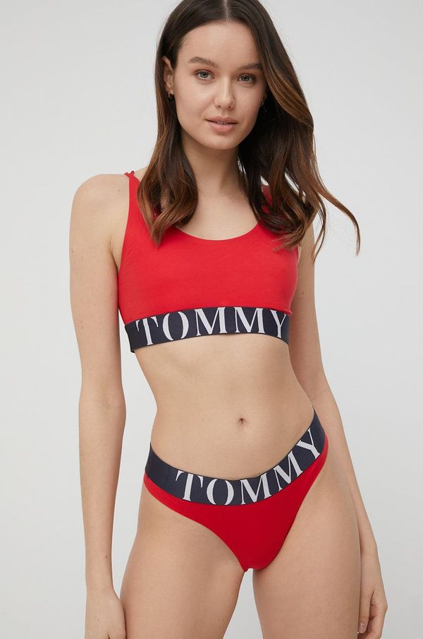 Tommy Hilfiger Grudnjak Tommy Hilfiger boja: crvena, glatki
