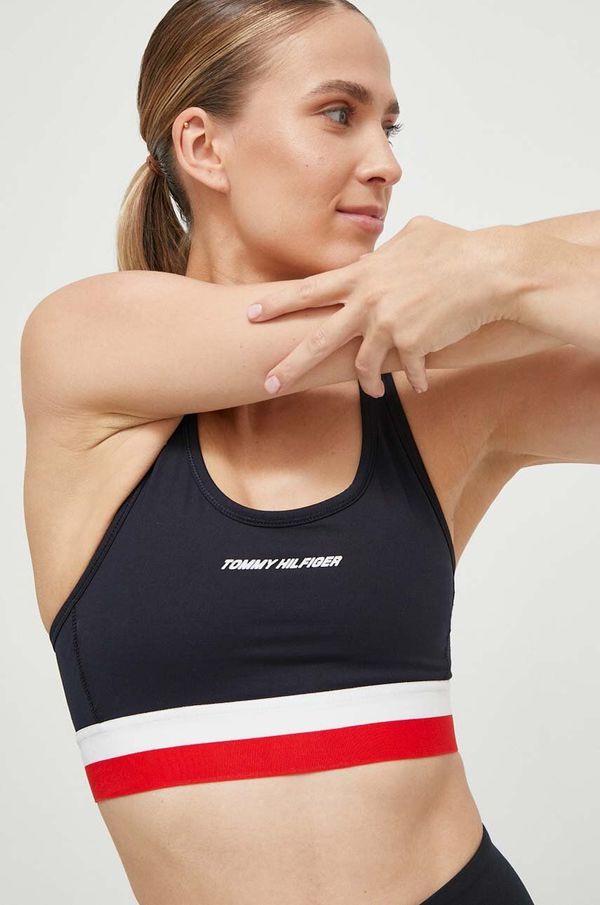 Tommy Hilfiger Grudnjak Tommy Hilfiger boja: tamno plava, s uzorkom