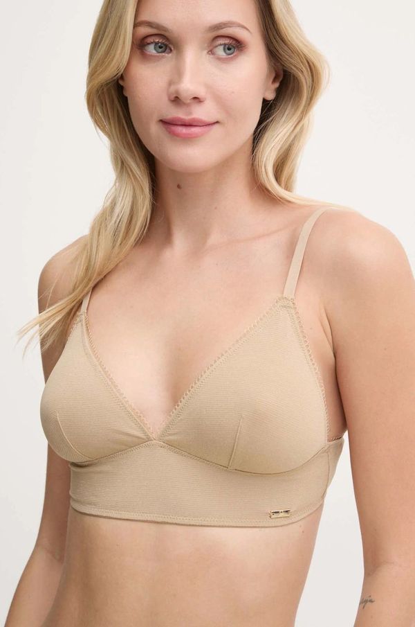 United Colors of Benetton Grudnjak United Colors of Benetton boja: bež, bez uzorka, 3NYW1R01S