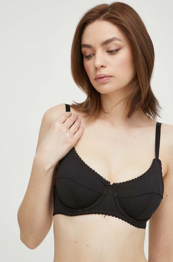 United Colors of Benetton Grudnjak United Colors of Benetton boja: crna, bez uzorka