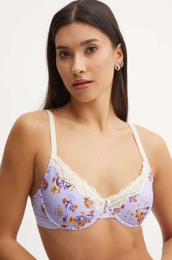 United Colors of Benetton Grudnjak United Colors of Benetton boja: ljubičasta, s uzorkom, 3QT71R022