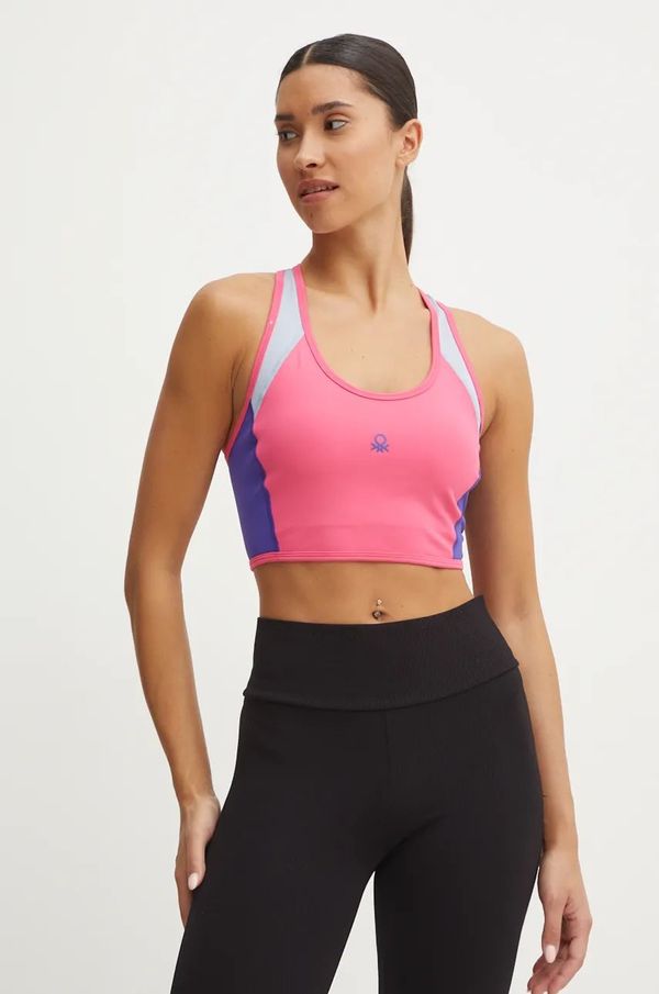 United Colors of Benetton Grudnjak United Colors of Benetton boja: ružičasta, s uzorkom, 330X3H00C