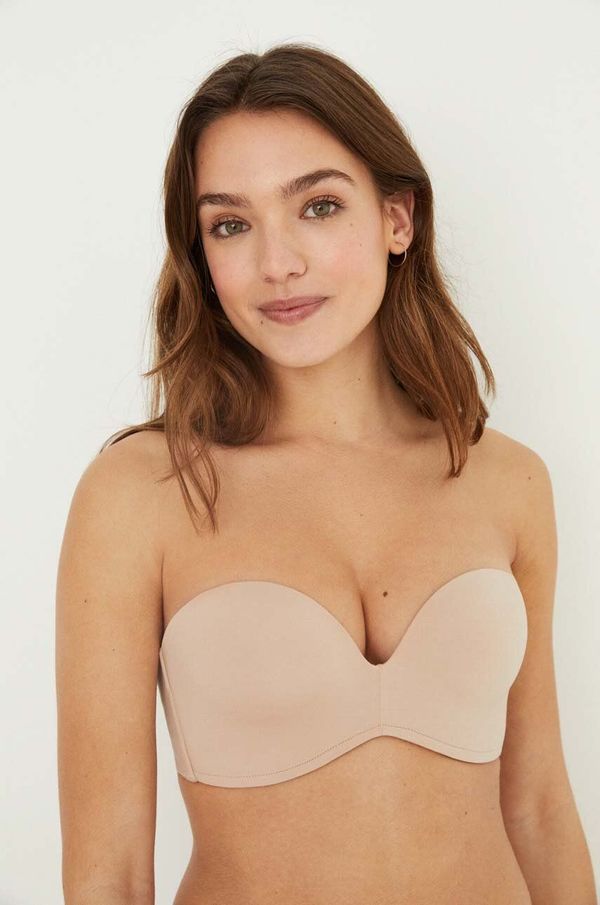 women'secret Grudnjak women'secret AMAZING boja: bež, glatki model