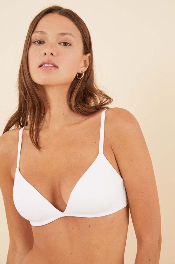 women'secret Grudnjak women'secret BCI COTTON boja: bijela, pamučni, bez uzorka, 5691527.5691529