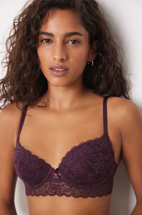 women'secret Grudnjak women'secret DITSY HELANKAS boja: bordo, čipkasti, bez uzorka, 5668331.299.301