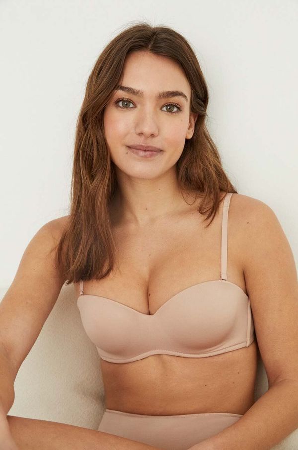 women'secret Grudnjak women'secret ELEGANT boja: bež, glatki model