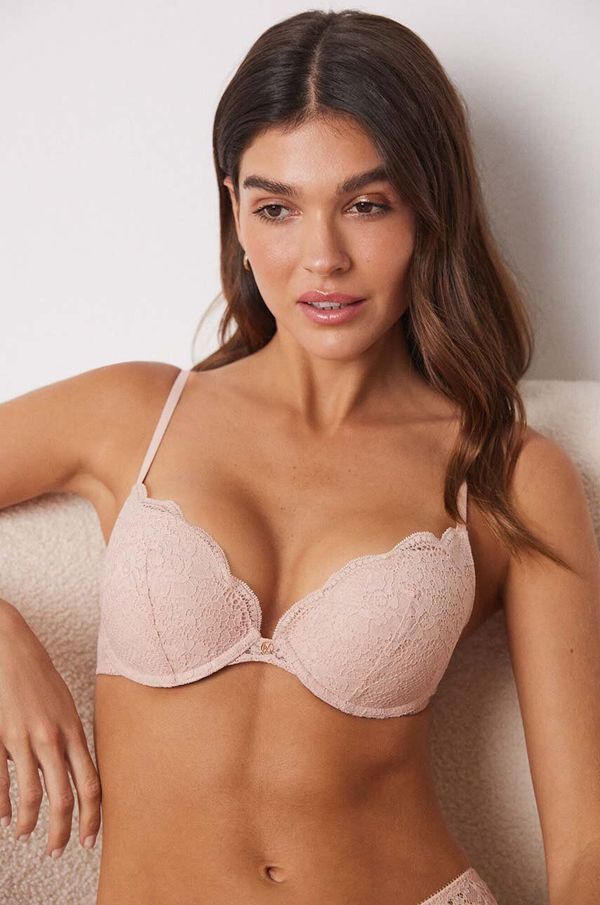 women'secret Grudnjak women'secret FEMININE LACE boja: ružičasta, čipkasti, bez uzorka, 8430072.075.079