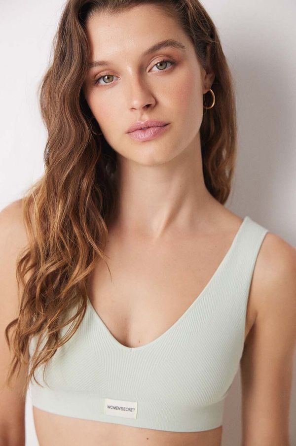 women'secret Grudnjak women'secret SEAMLESS 2 boja: zelena, bez uzorka, 5108606