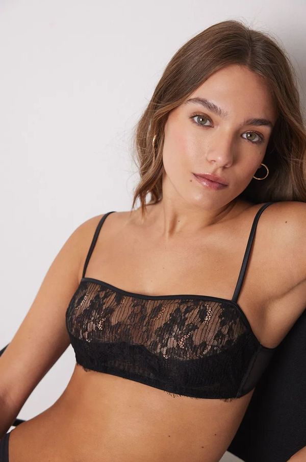 women'secret Grudnjak women'secret SENSE LIMITED EDITION boja: crna, čipkasti, bez uzorka, 7918872