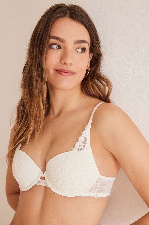 women'secret Grudnjak women'secret SOFT FEMININE boja: bijela, čipkasti, bez uzorka, 4027767