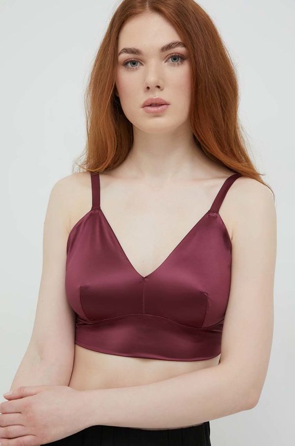 Spanx Grudnjak za oblikovanje Spanx boja: ljubičasta, satenski, jednobojni model