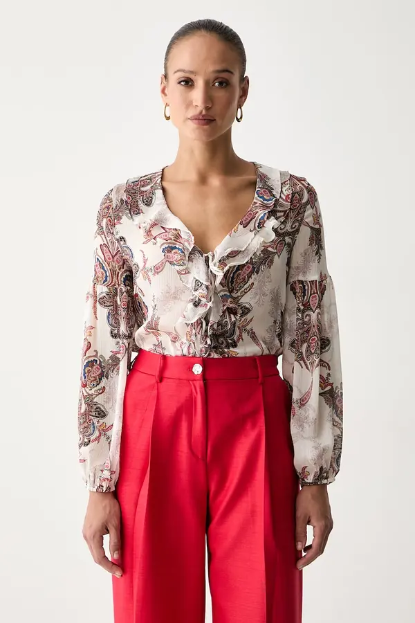 Guess Guess bluza s volanima za žene EMY