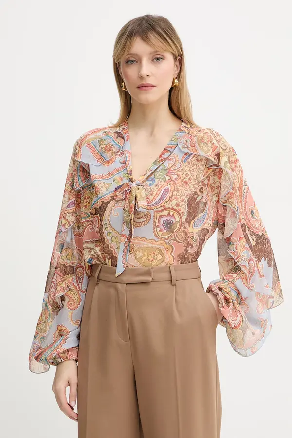 Guess Guess bluza s volanima ženska PAISLEY
