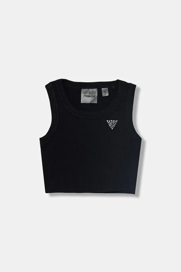 Guess Guess crop top za djecu od viskoze