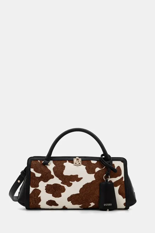 Guess Guess crossbody torba za žene od brušene kože AUDREY