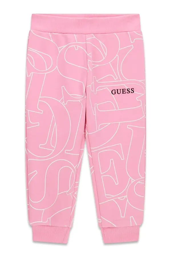 Guess Guess donji dio trenirke za djecu od pamuka