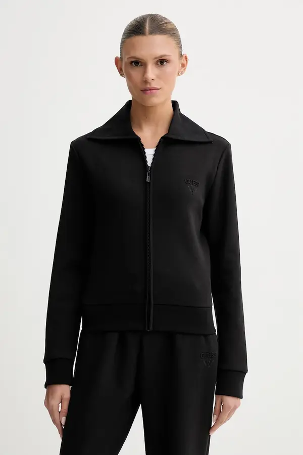 Guess Guess dukserica na zakopčavanje za žene od pamuka HABI