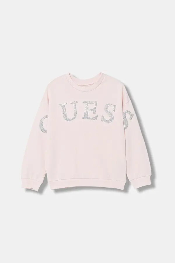 Guess Guess dukserica za djecu od pamuka