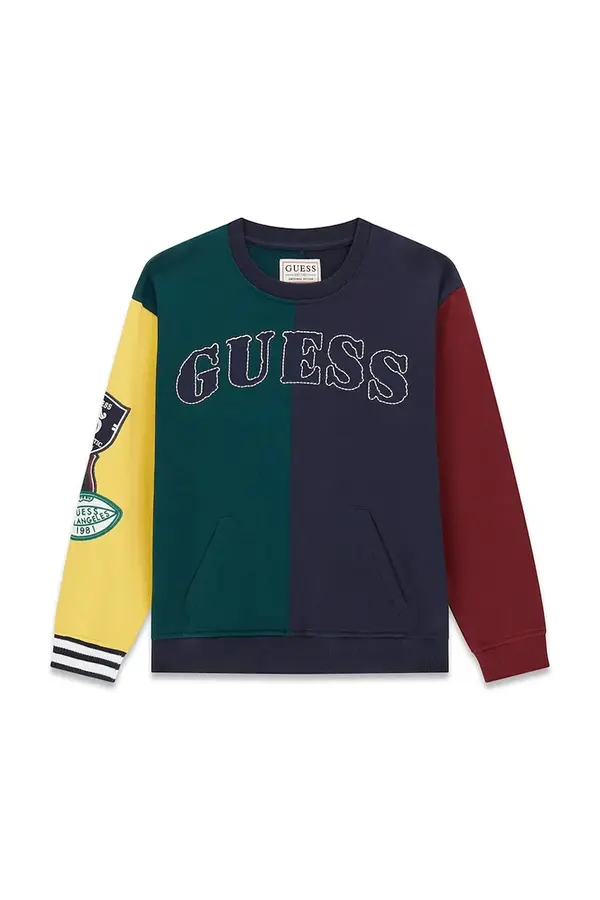 Guess Guess dukserica za djecu od pamuka