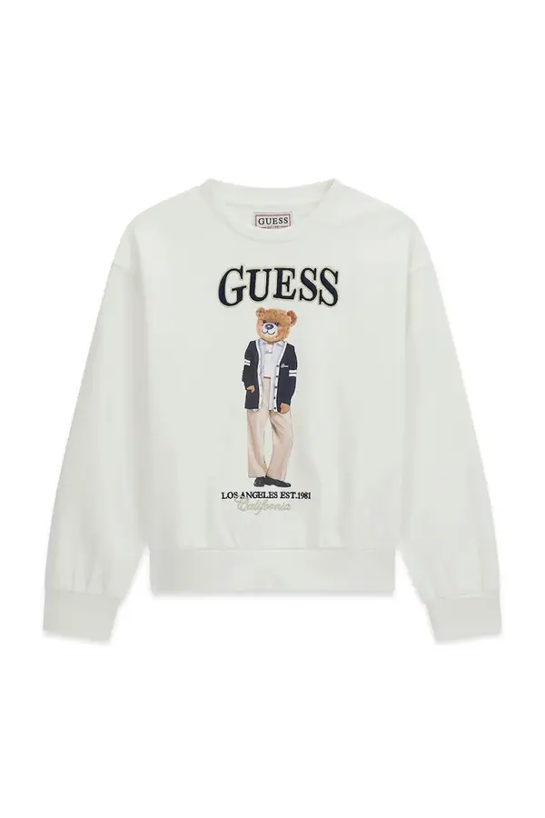 Guess Guess dukserica za djecu od pamuka