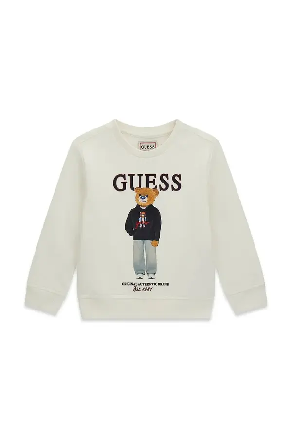 Guess Guess dukserica za djecu od pamuka
