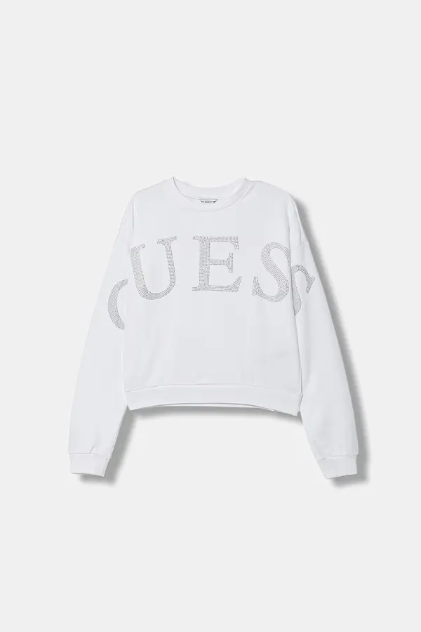 Guess Guess dukserica za djecu od pamuka