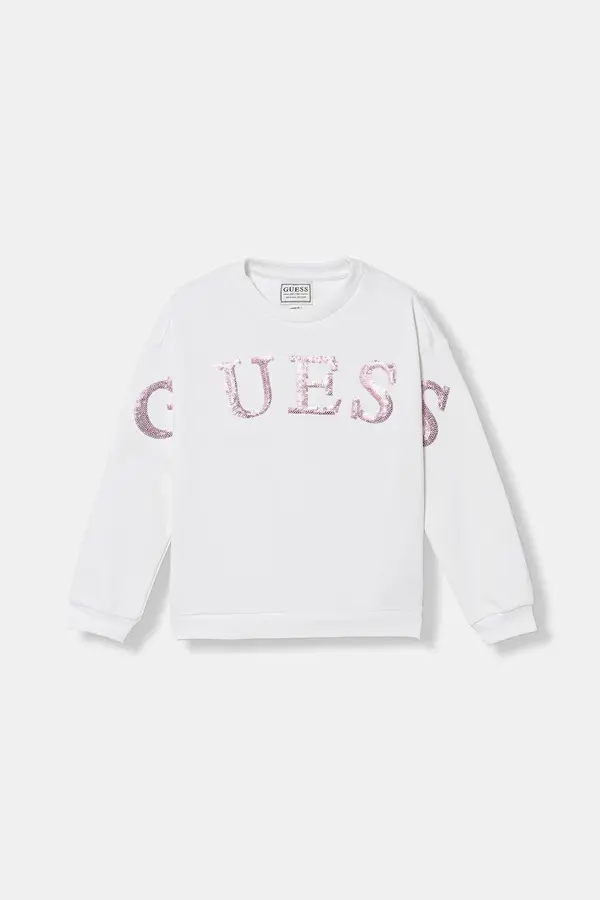 Guess Guess dukserica za djecu od pamuka