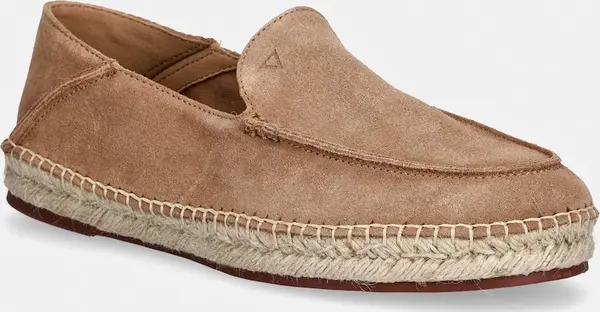 Guess Guess espadrile za muškarce od brušene kože LOPADE