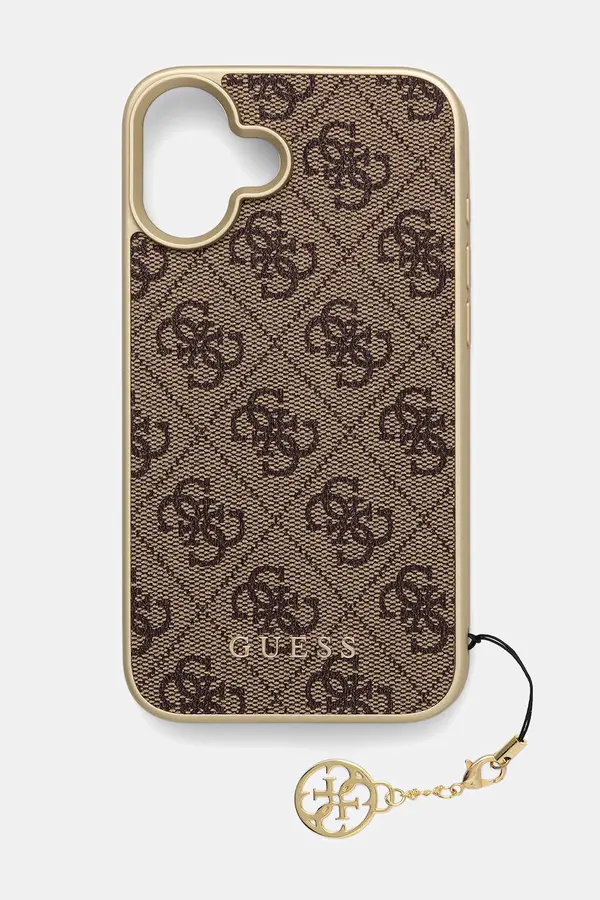 Guess Guess etui za telefon od imitacije kože iPhone 16 Plus
