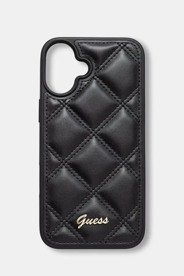 Guess Guess etui za telefon od imitacije kože iPhone 16 Plus